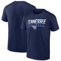 Tennessee Titans Blocked T-Shirt - Navy sale
