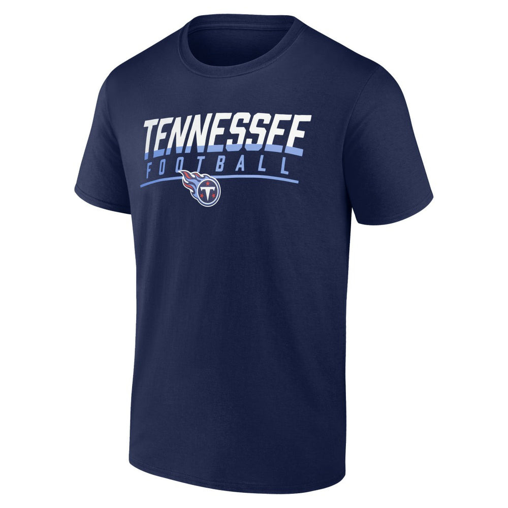 Tennessee Titans Blocked T-Shirt - Navy sale