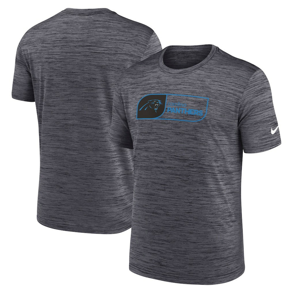 Carolina Panthers Velocity Jock Tag Performance T-Shirt - Black | Nike cheap
