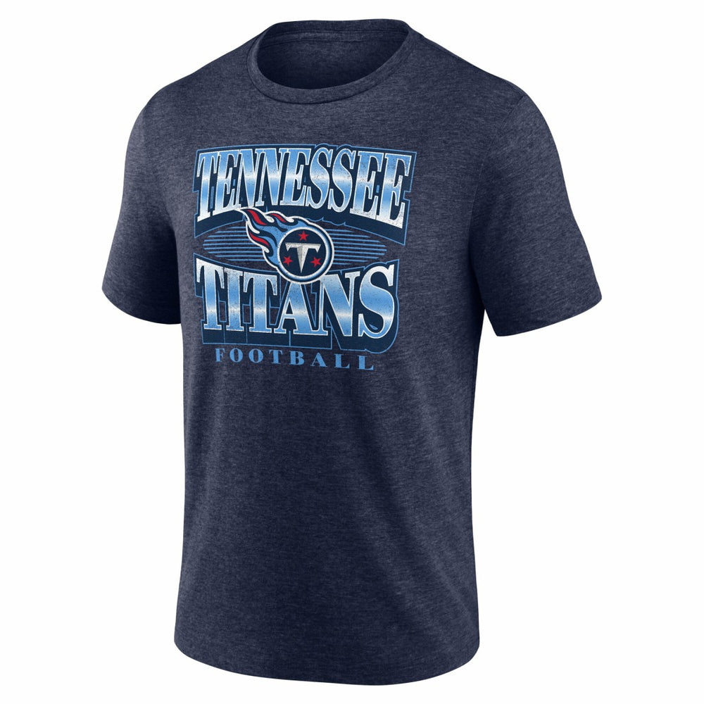 Tennessee Titans Extreme Tackle Tri-Blend T-Shirt - Heather Navy sale