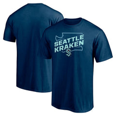 Seattle Kraken Fanatics Block Party Push Ahead T-Shirt Deep Sea Blue