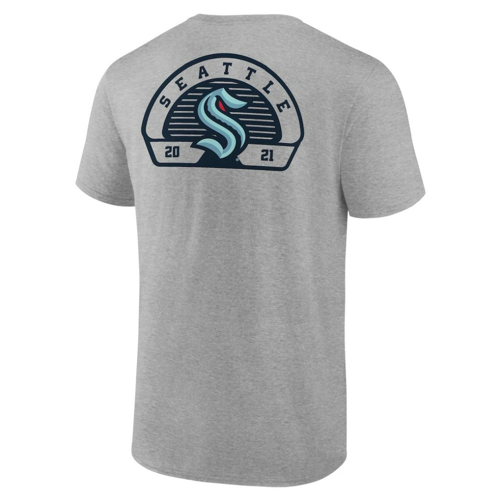 Seattle Kraken Fanatics Valor T-Shirt Gray