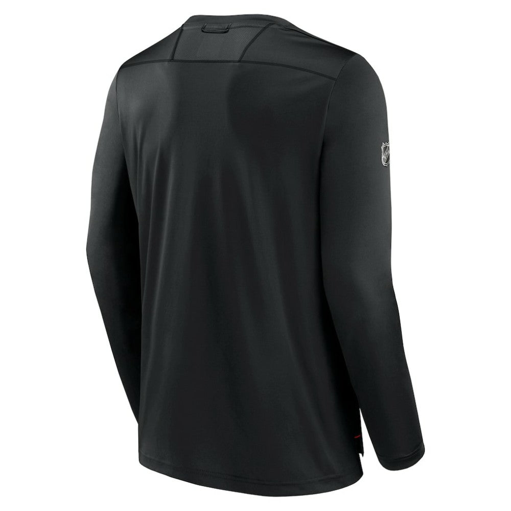 Ottawa Senators Fanatics Authentic Pro Tech Long Sleeve T-Shirt Black