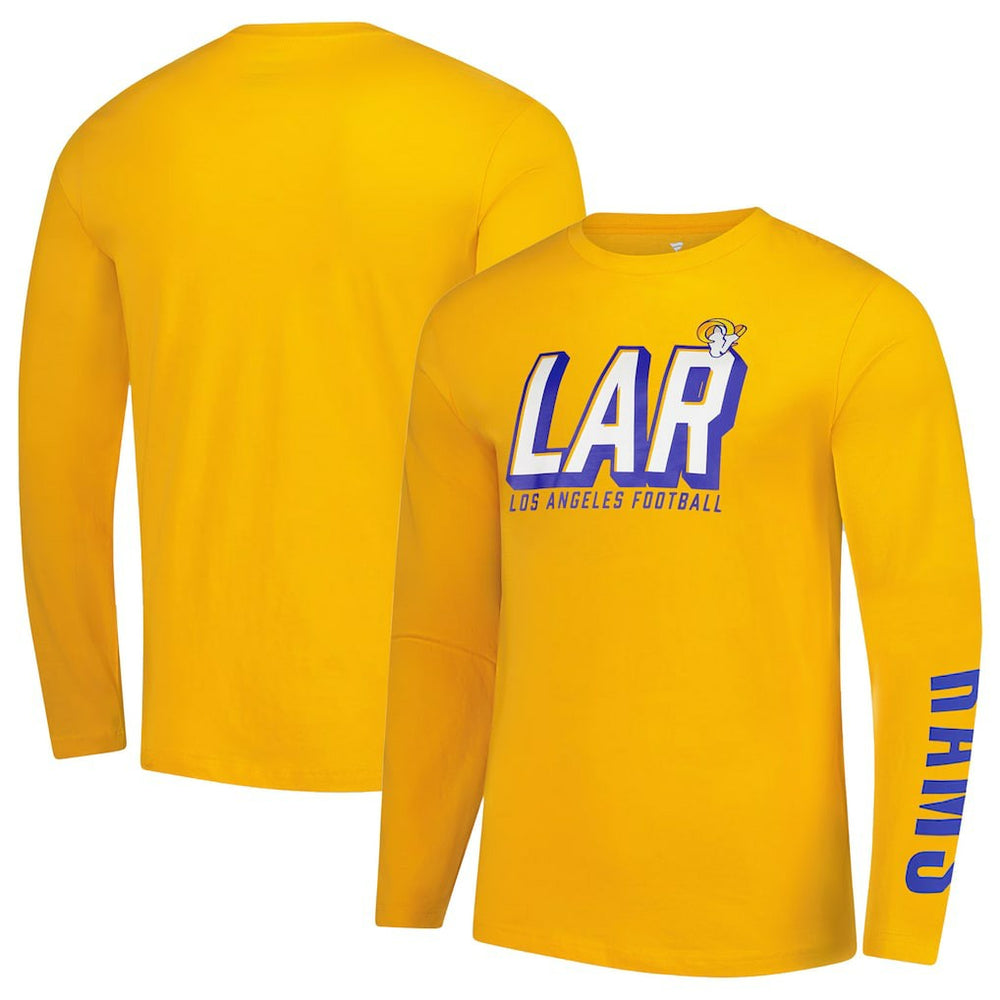 Los Angeles Rams Long Sleeve T-Shirt - Gold sale