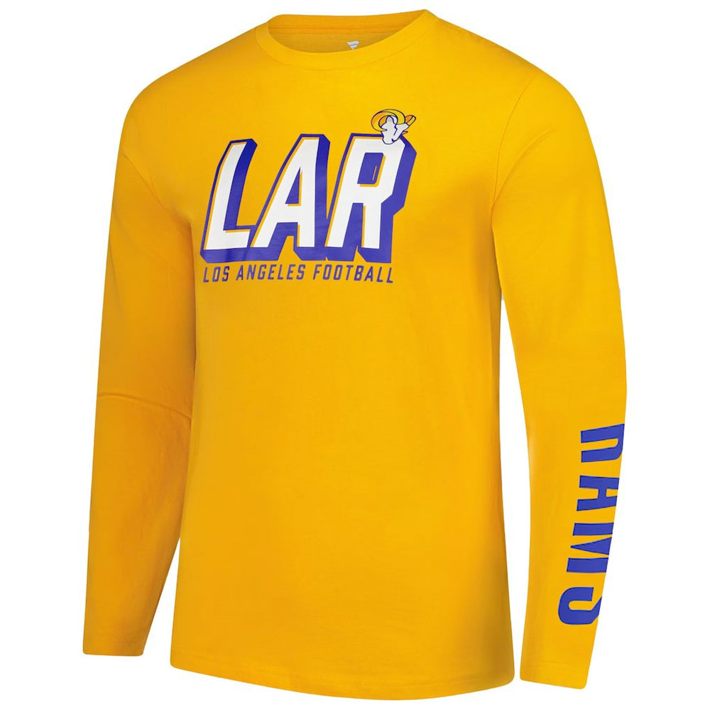 Los Angeles Rams Long Sleeve T-Shirt - Gold sale
