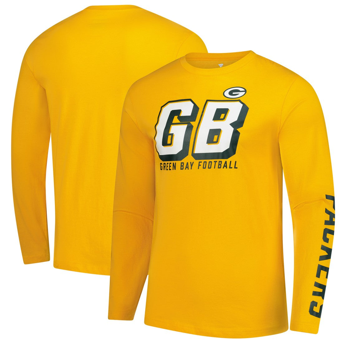 Green Bay Packers Long Sleeve T-Shirt - Gold discount