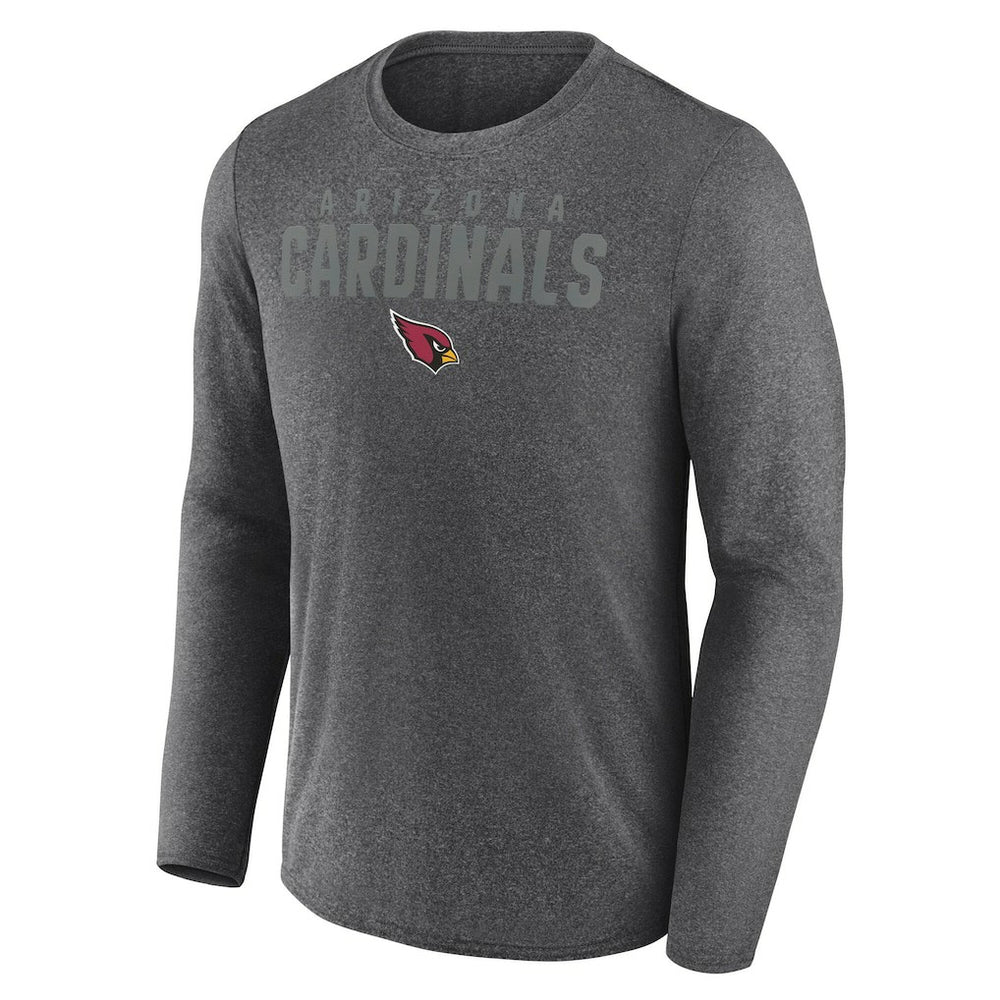 Arizona Cardinals Blackout Long Sleeve T-Shirt - Heather Charcoal for sale