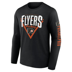 Philadelphia Flyers Fanatics Headline Long Sleeve T-Shirt Black