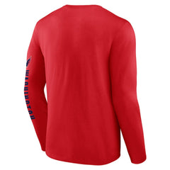 Washington Capitals Fanatics Headline Long Sleeve T-Shirt Red