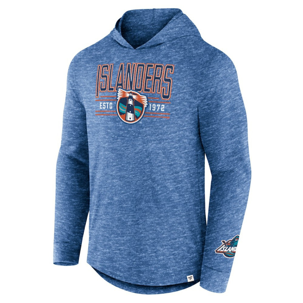 New York Islanders Fanatics Slub Pullover Hoodie Heather Royal