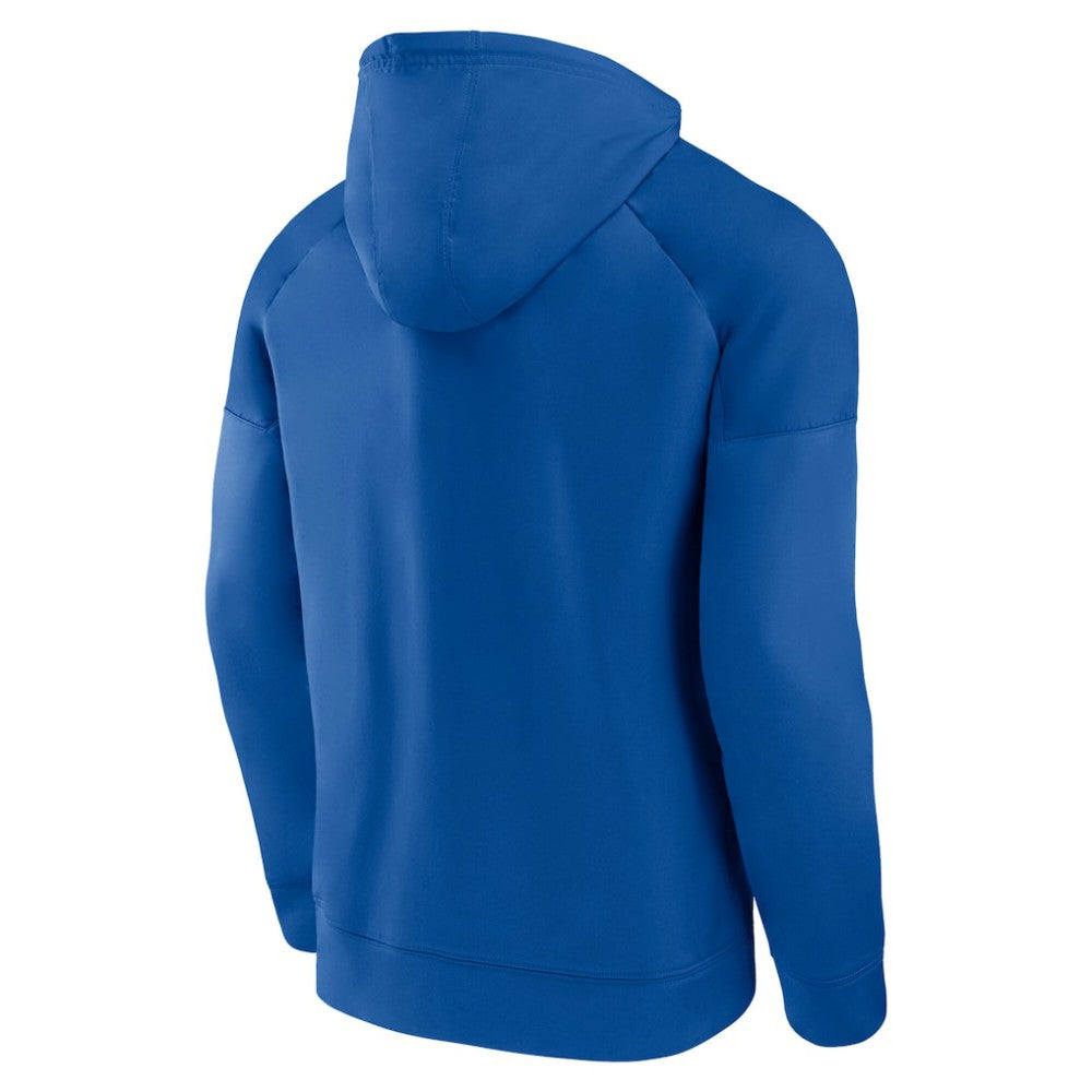St. Louis Blues Fanatics Iconic Defender Raglan Pullover Hoodie Royal