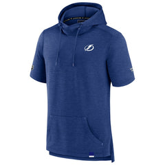 Tampa Bay Lightning Fanatics Authentic Pro Pullover Hoodie Heather Blue