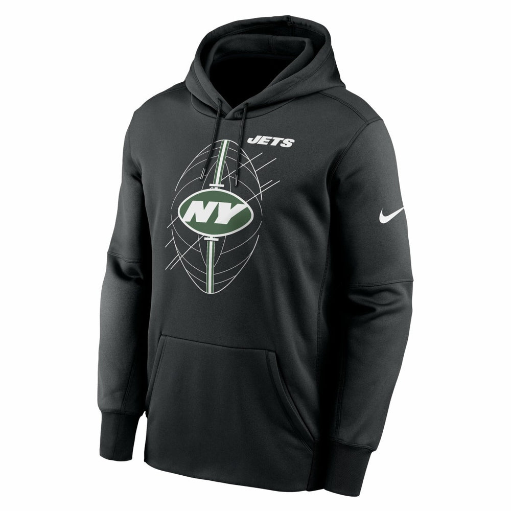 New York Jets Performance Fleece Pullover Hoodie - Black | Nike on sale