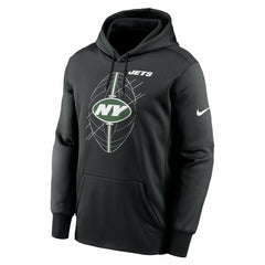 New York Jets Performance Fleece Pullover Hoodie - Black | Nike on sale