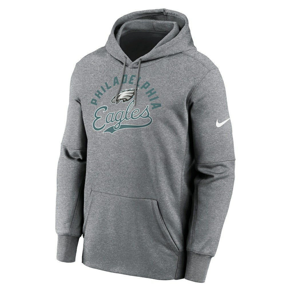Philadelphia Eagles Performance Fleece Pullover Hoodie - Heather Gray | Nike cheap