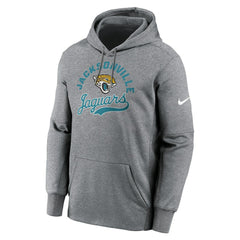 Jacksonville Jaguars Performance Fleece Pullover Hoodie - Heather Gray | Nike cheap