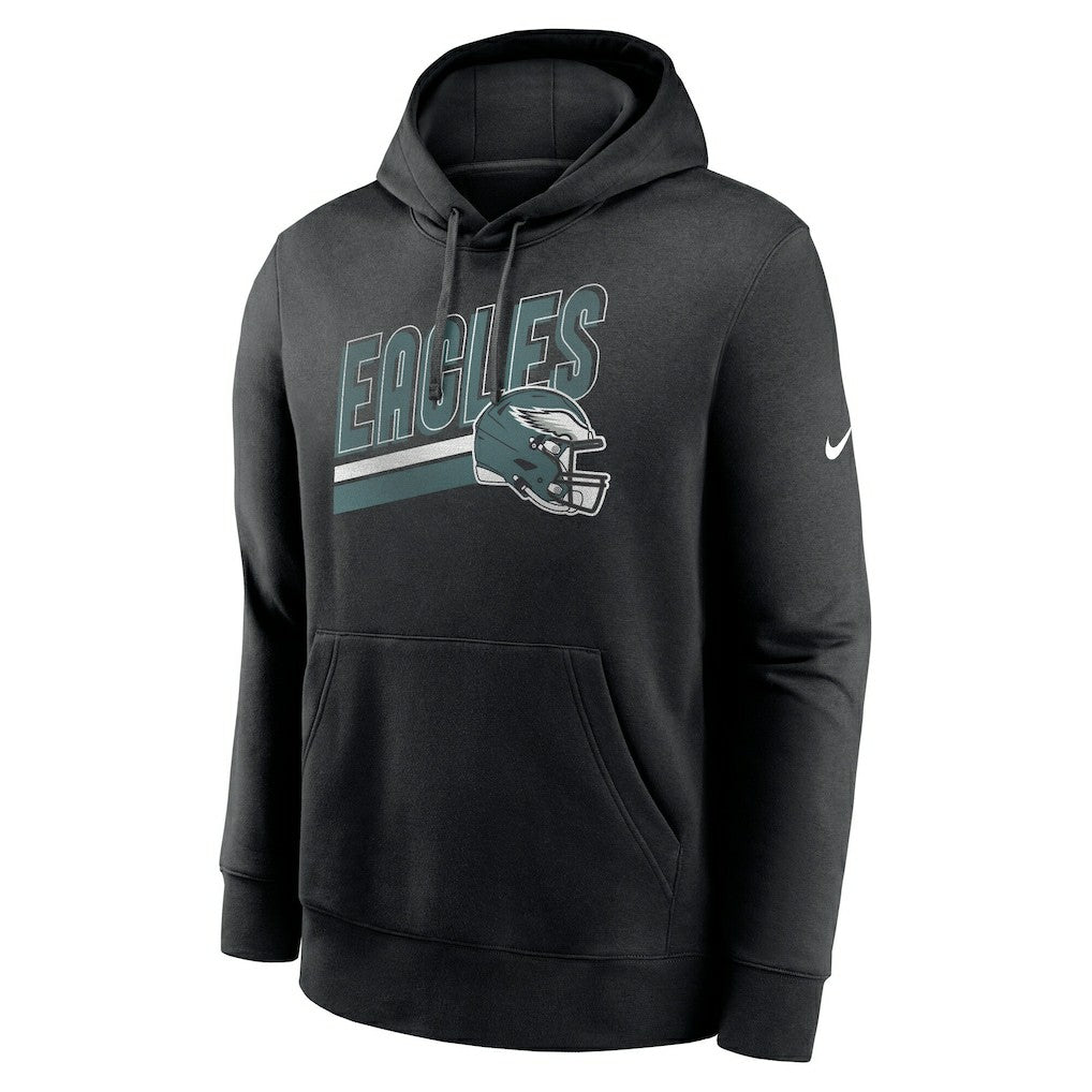 Philadelphia Eagles Club Fleece Pullover Hoodie - Black | Nike online