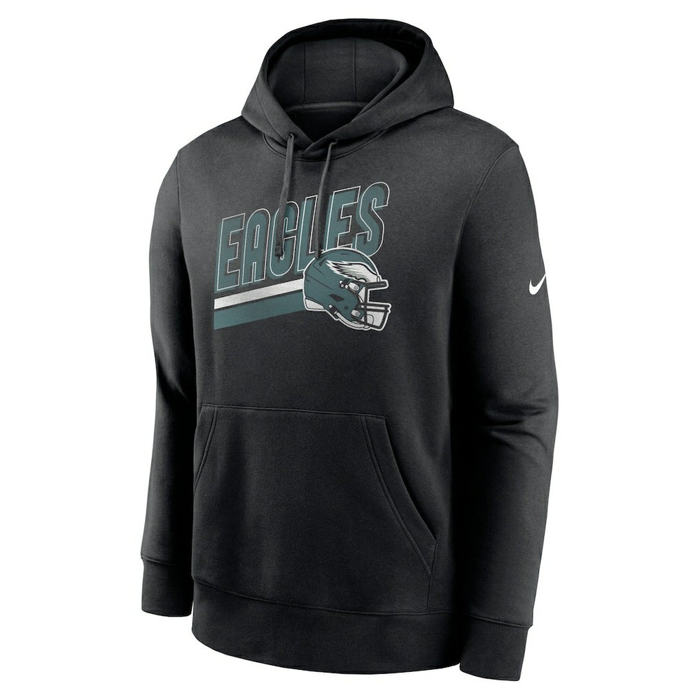 Philadelphia Eagles Club Fleece Pullover Hoodie - Black | Nike online