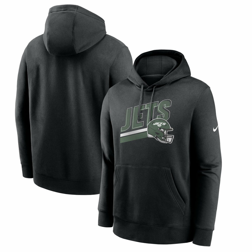 New York Jets Club Fleece Pullover Hoodie - Black | Nike on sale