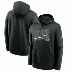 New York Jets Club Fleece Pullover Hoodie - Black | Nike on sale