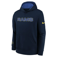Los Angeles Rams Youth 2025 Rivalries Collection Club Hoodie - Midnight Blue | Nike cheap