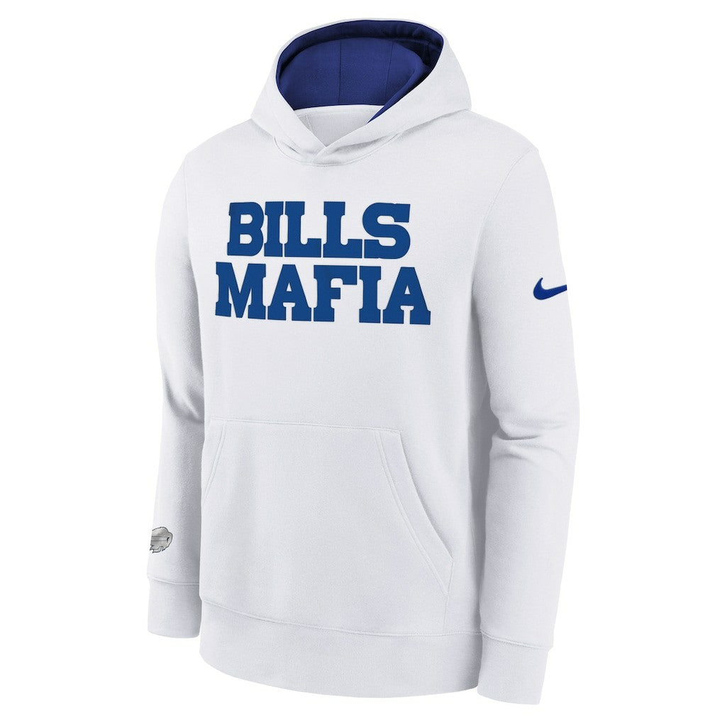 Buffalo Bills Youth 2025 Rivalries Collection Club Hoodie - White | Nike discount