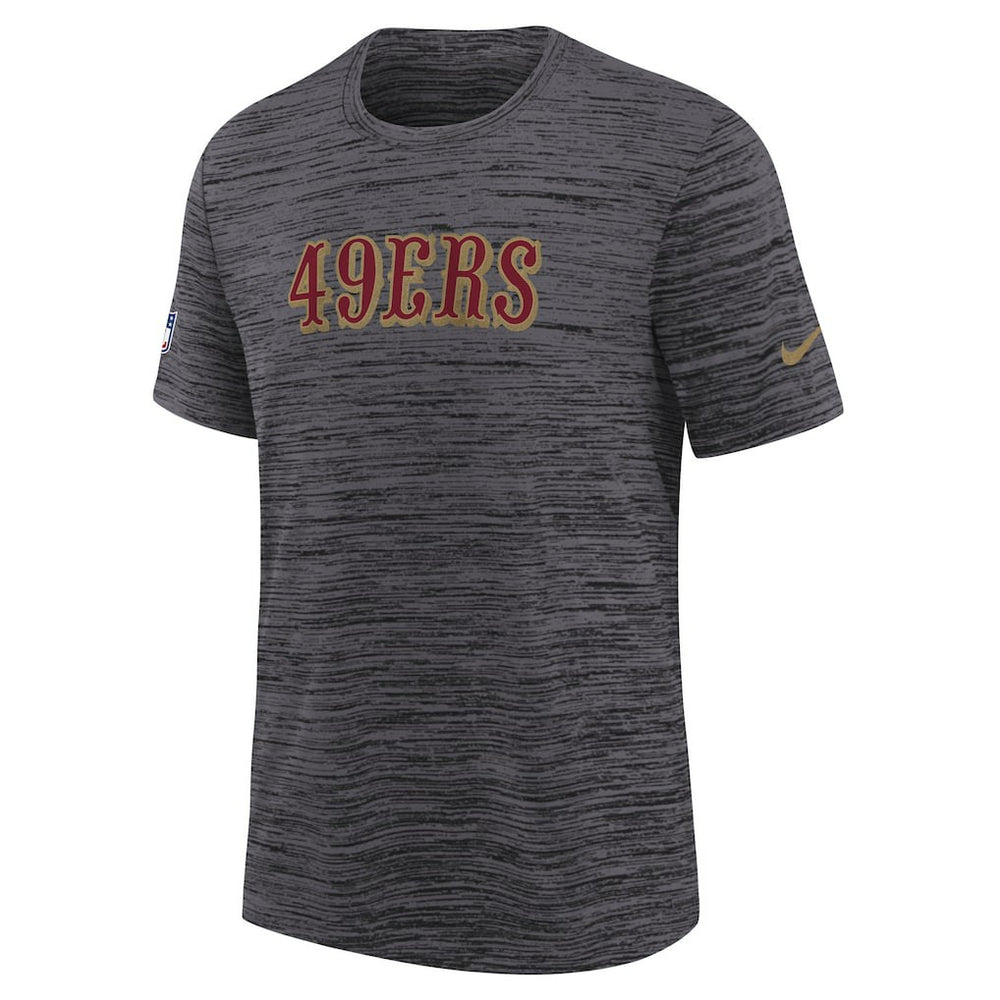 San Francisco 49ers Youth 2025 Rivalries Collection Sideline Velocity Dri-FIT T-Shirt - Heather Black | Nike outlet