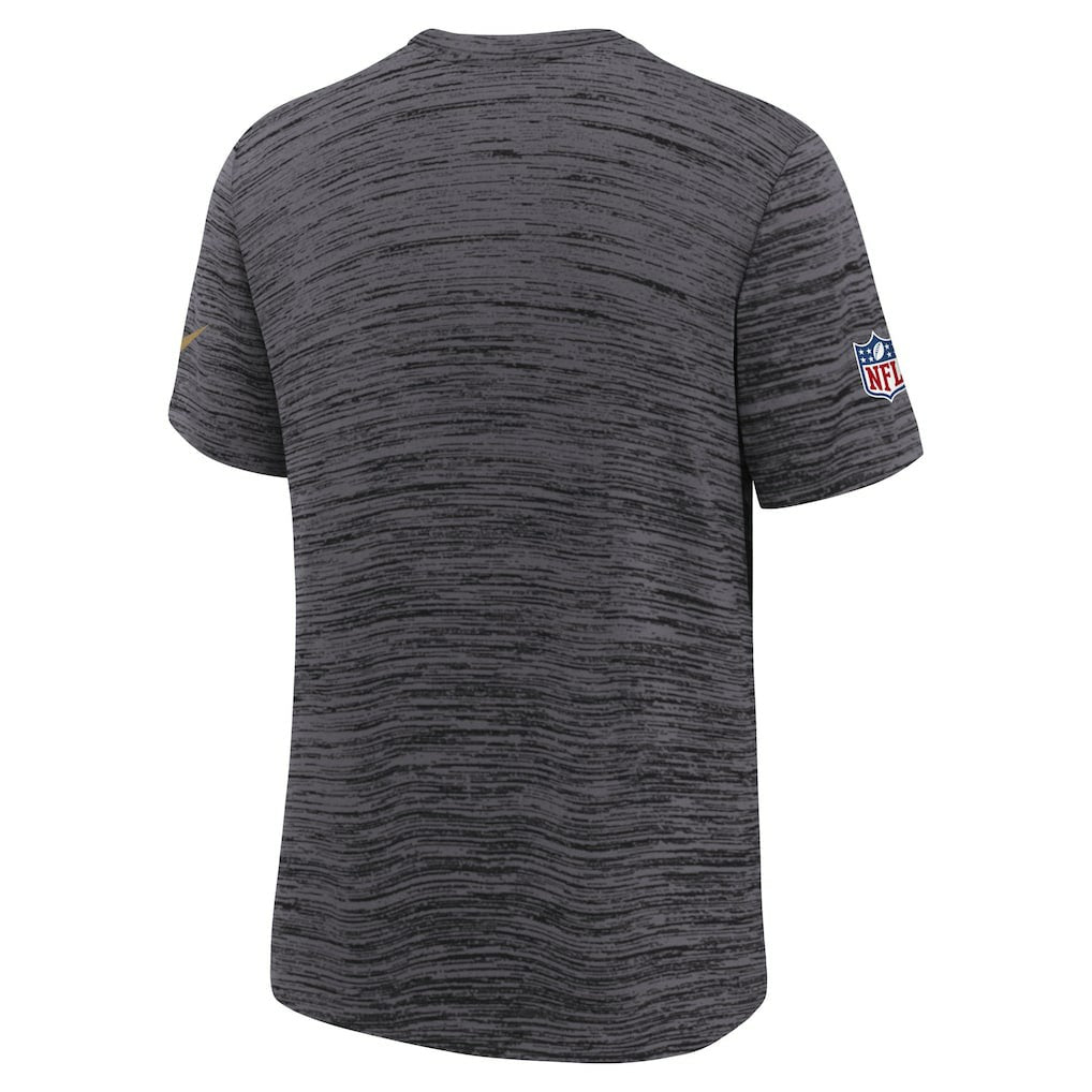 San Francisco 49ers Youth 2025 Rivalries Collection Sideline Velocity Dri-FIT T-Shirt - Heather Black | Nike outlet