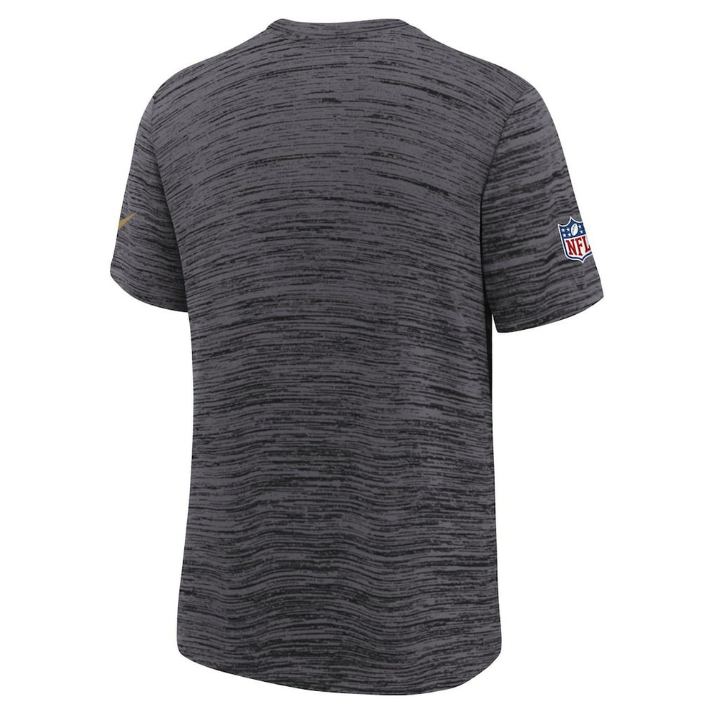 San Francisco 49ers Youth 2025 Rivalries Collection Sideline Velocity Dri-FIT T-Shirt - Heather Black | Nike outlet