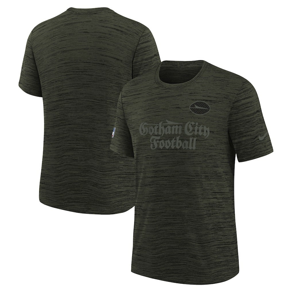 New York Jets Youth 2025 Rivalries Collection Sideline Velocity Dri-FIT T-Shirt - Gotham Green | Nike outlet