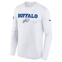 Buffalo Bills Youth 2025 Rivalries Collection Sideline Legend Dri-FIT Long Sleeve T-Shirt - White | Nike outlet