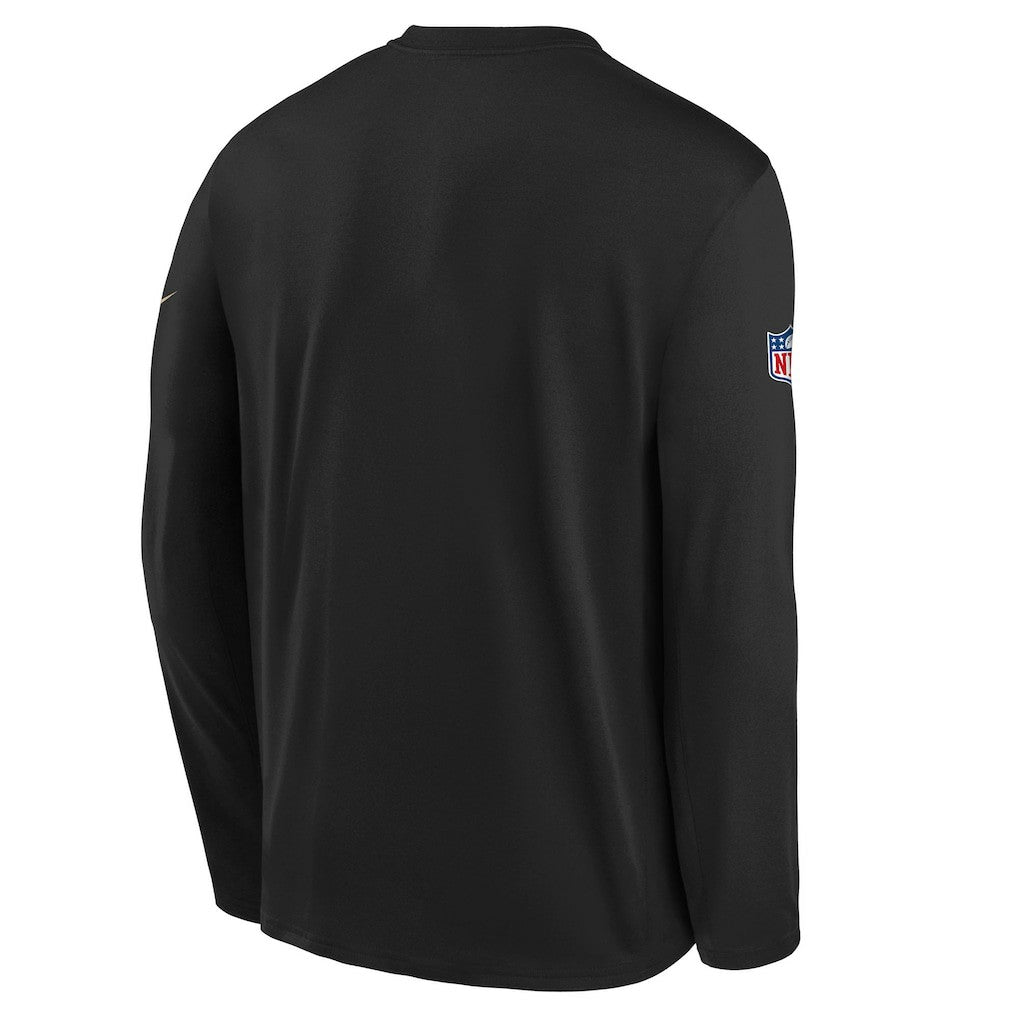 San Francisco 49ers Youth 2025 Rivalries Collection Sideline Legend Dri-FIT Long Sleeve T-Shirt - Black | Nike for sale