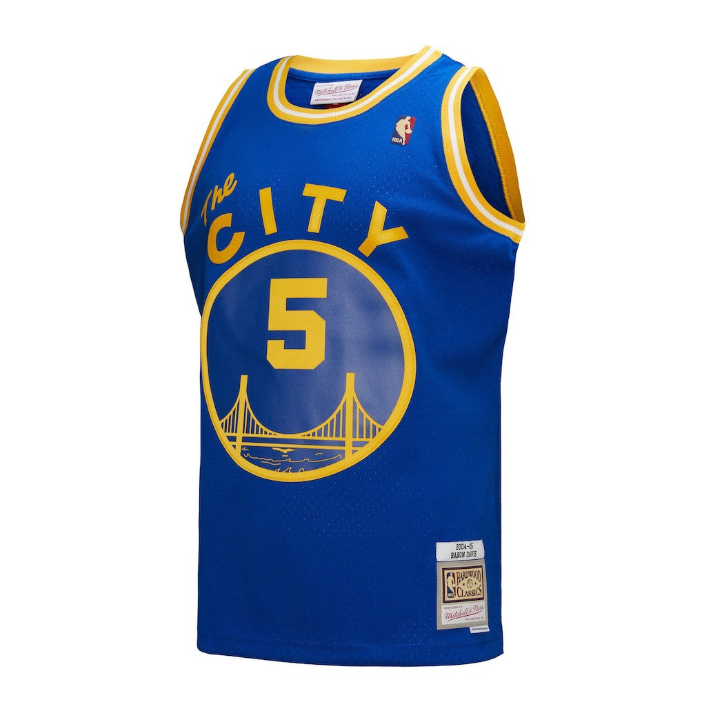 Baron Davis Golden State Warriors Hardwood Classics 2004/05 Swingman Jersey - Royal | Mitchell & Ness for sale