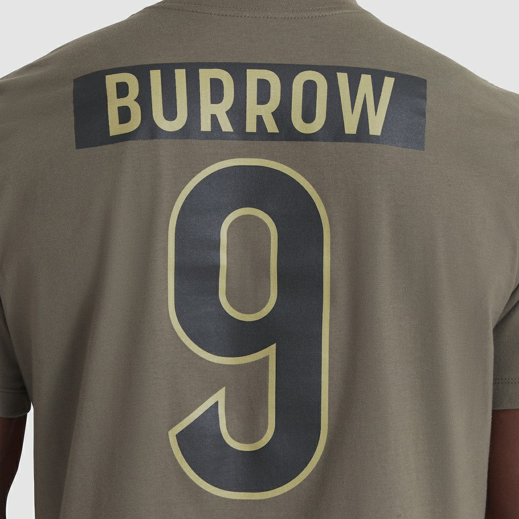 Joe Burrow Cincinnati Bengals 2025 Salute to Service Name & Number T-Shirt - Olive | Nike outlet