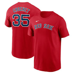 Garrett Crochet Boston Red Sox Fuse Name & Number T-Shirt - Red | Nike