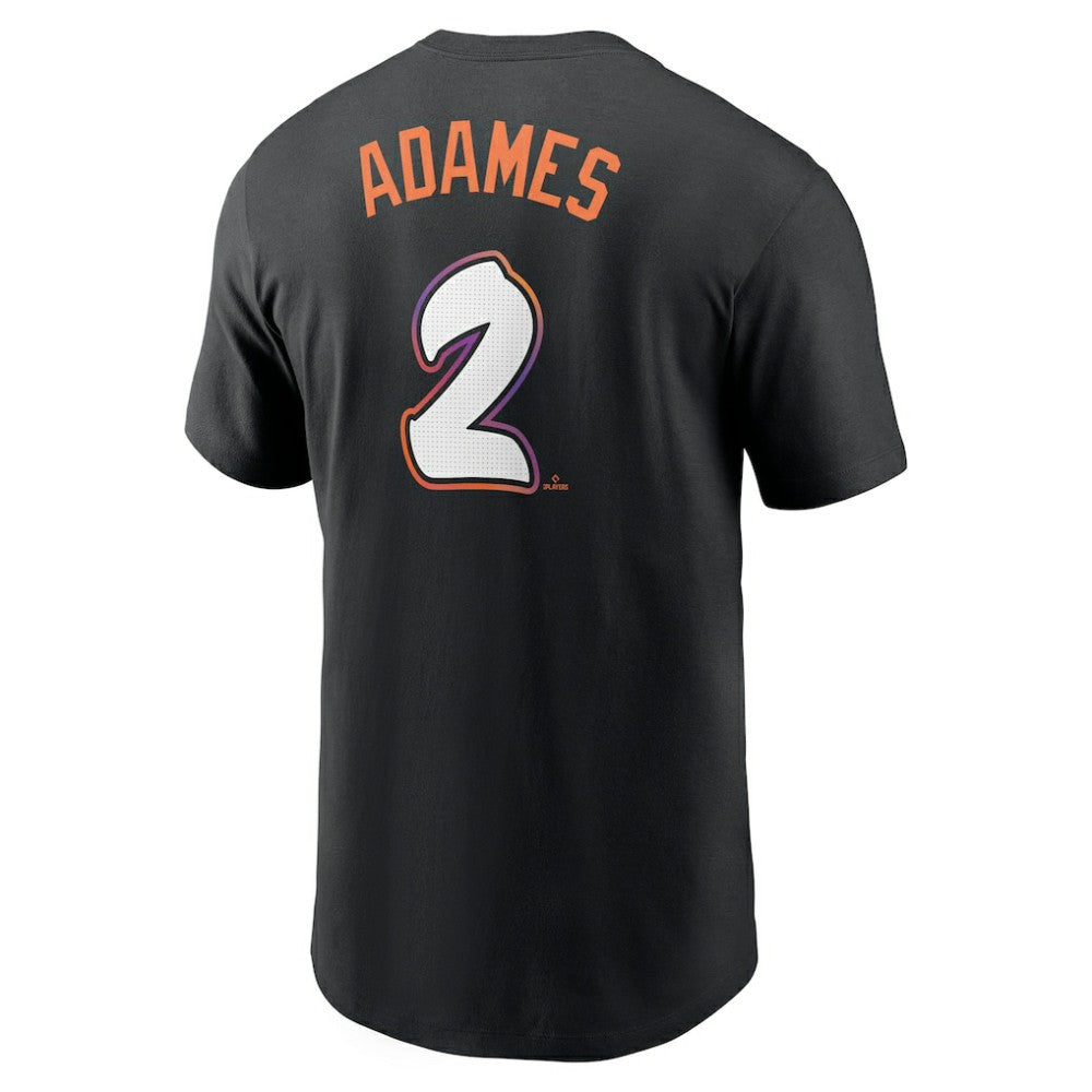 Willy Adames San Francisco Giants 2025 City Connect Fuse Name & Number T-Shirt - Black | Nike