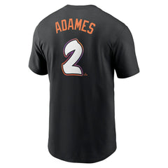 Willy Adames San Francisco Giants 2025 City Connect Fuse Name & Number T-Shirt - Black | Nike