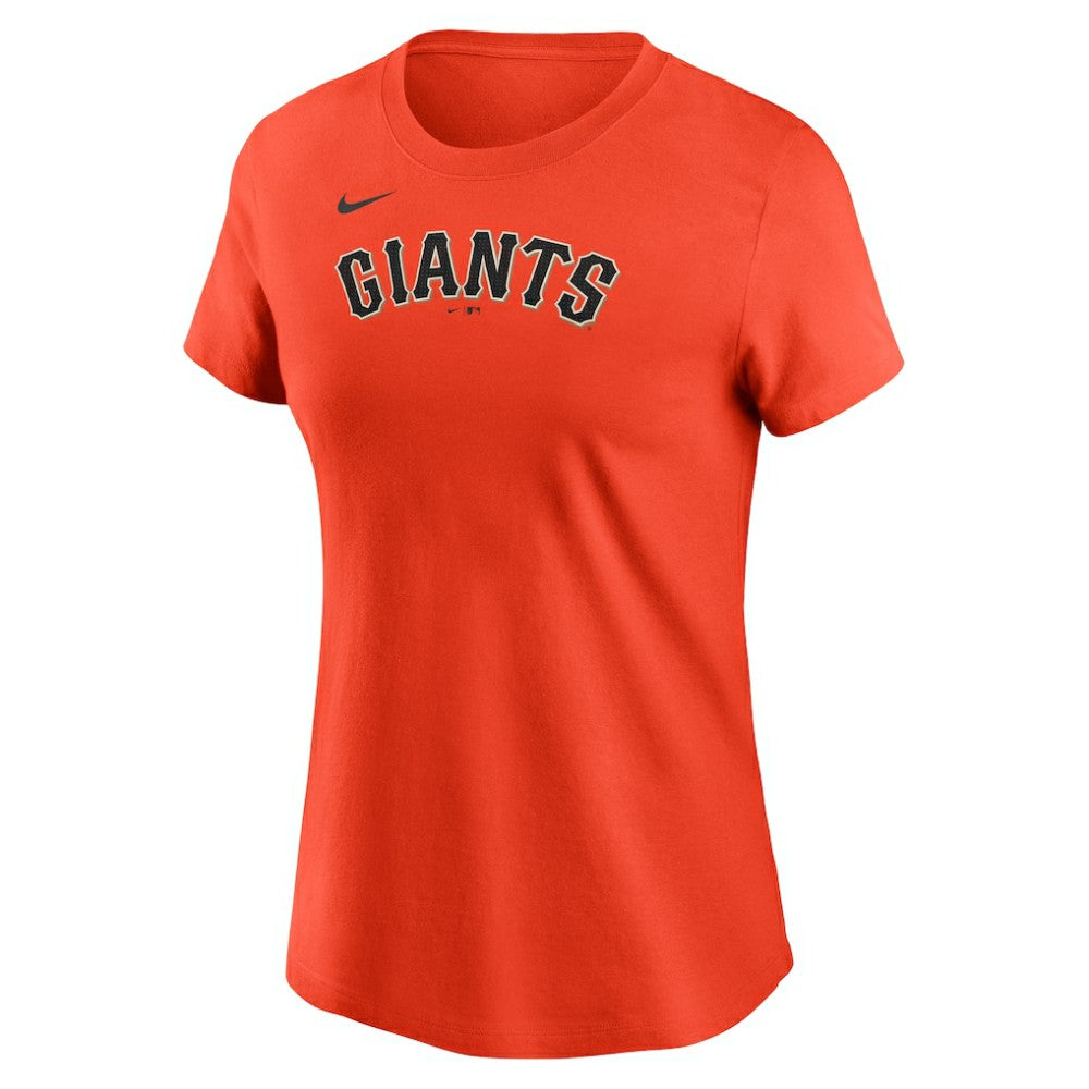 Willy Adames San Francisco Giants Women's Cooperstown Collection Fuse Name & Number T-Shirt - Orange | Nike