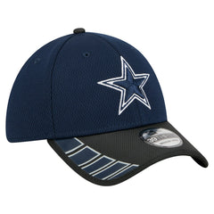 Dallas Cowboys New Era Visor Hit 39THIRTY Flex Hat - Navy/Black discount