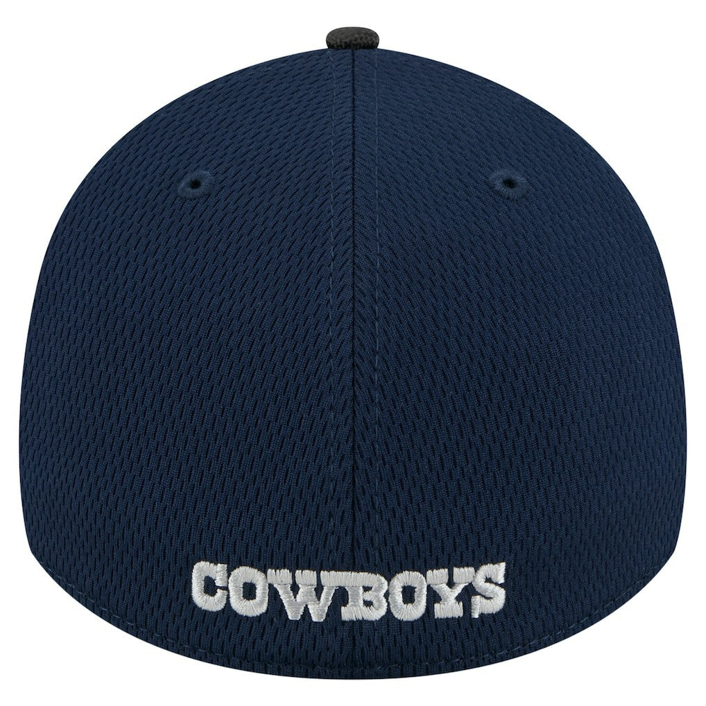 Dallas Cowboys New Era Visor Hit 39THIRTY Flex Hat - Navy/Black discount