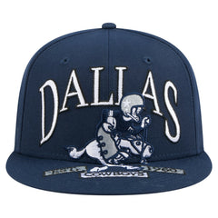 Dallas Cowboys New Era Throwback Oversized 59FIFTY Fitted Hat - Navy outlet