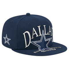 Dallas Cowboys New Era Oversized 59FIFTY Fitted Hat - Navy on sale