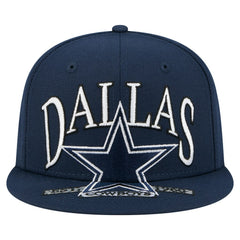 Dallas Cowboys New Era Oversized 59FIFTY Fitted Hat - Navy on sale