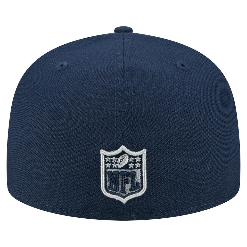 Dallas Cowboys New Era Oversized 59FIFTY Fitted Hat - Navy on sale