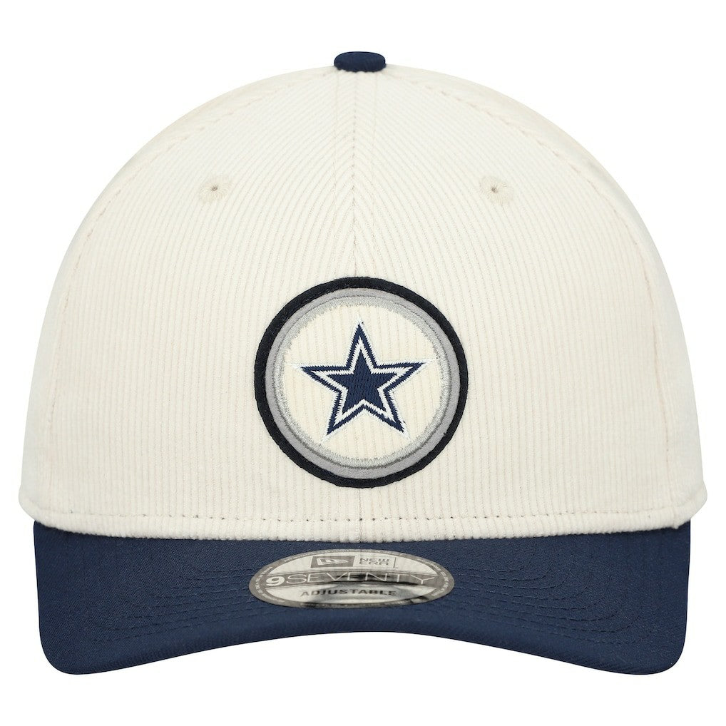 Dallas Cowboys New Era Loyal Corduroy 9SEVENTY Adjustable Hat - Cream discount