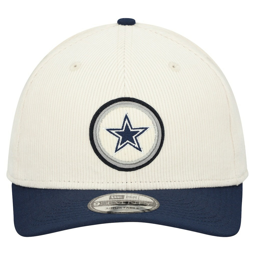 Dallas Cowboys New Era Loyal Corduroy 9SEVENTY Adjustable Hat - Cream discount