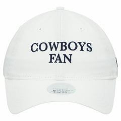 Dallas Cowboys New Era Women's Team Fan 9TWENTY Adjustable Hat - White cheap