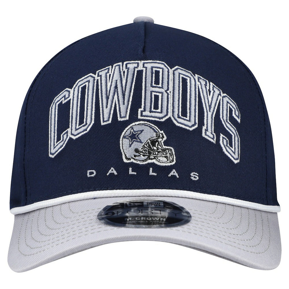 Dallas Cowboys New Era Arch 9FORTY A-Frame M-Crown Adjustable Hat - Navy outlet