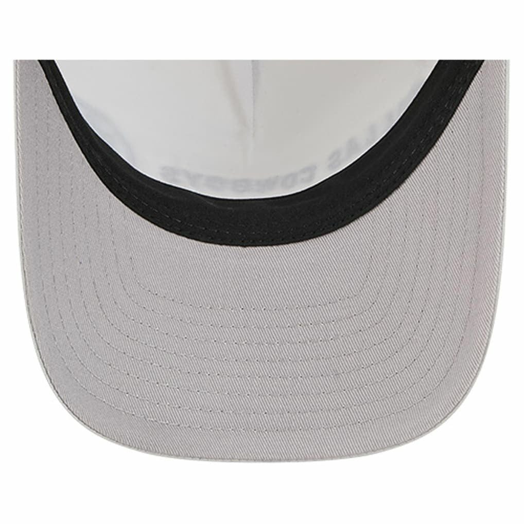 Dallas Cowboys New Era Linear A-Frame 9FORTY Adjustable Hat - Silver/Navy on sale
