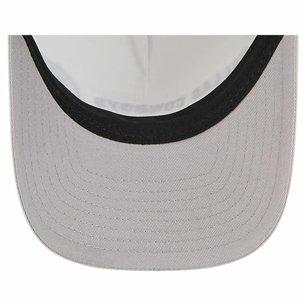 Dallas Cowboys New Era Linear A-Frame 9FORTY Adjustable Hat - Silver/Navy on sale